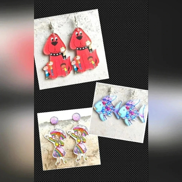 Jewelry - CHILDRENS book character earrings. New